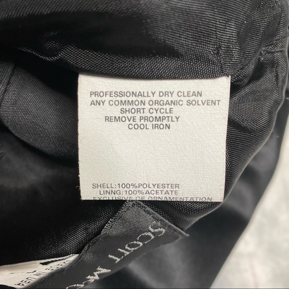 Vintage Scott McClintock Black A Line Prom/Special Occasion Dress - Picture 3 of 11